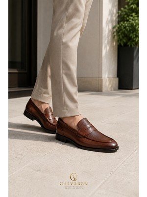 Calvaren Milano Hakiki Deri Premium  Klasik Loafer