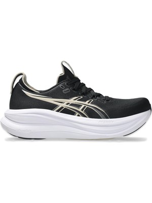 Asics Gel-Nimbus 28 1012B899 Koşu Siyah-Beyaz Kadın Spor Ayakkabı