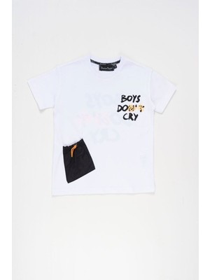 Doctor Junior Beyaz Erkek Çocuk Baskılı Comfort Fit T-Shirt