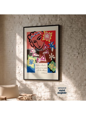 Persona Istanbul Henri Matisse "madame De Pompadour" - Modern Sanat Posteri (Çerçevesiz)