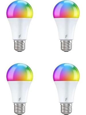 Ayrex Akıllı LED Ampul, 9W-TITREŞIMSIZ, 16.7 Milyon Renk, Sesli Kontrol, 2 Yıl Garantili (4)