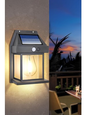 Ayrex 2026 Model Yeni Suya Dayanıklı Harekete Duyarlı Güneş Enerjili Solar LED Dış Mekan Bah