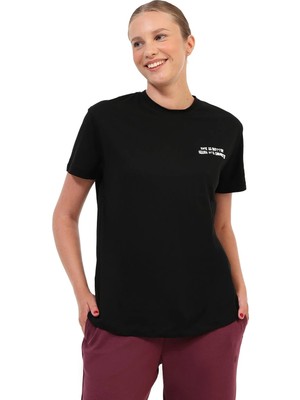 Lumberjack Kısa Kol T-Shirt Kadın Siyah Wl 11DANYA