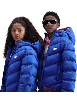 Nike Sportswear Therma-Fit All Day Play Puffer Çocuk Mavi Günlük Stil Mon