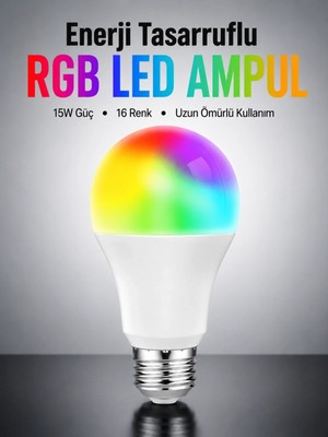 Marsilyan Enerji Verimli Akıllı LED Ampul, Uzaktan Kontrol Özellikli