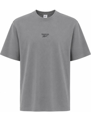 Reebok Kısa Kol T-Shirt Erkek Gri Verke Tee