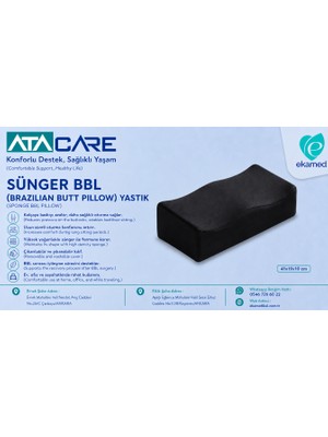 Atacare Oval Bbl Yastık Sünger