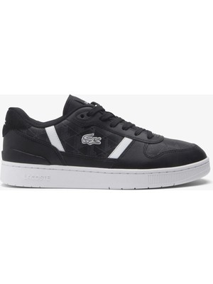 Lacoste T-Clip Set  224 01 Leather Mens Sneaker Hakiki Deri Erkek Günlük Spor Ayakkabı Siyah