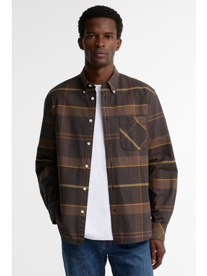 Barbour Mineral Tartan Dunoon Authentic Gömlek BR91 Dried Bracken