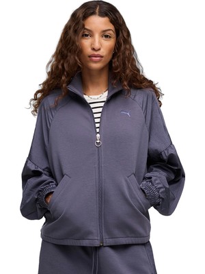 Puma Her Full-Zip Relaxed Kadın Mor Günlük Stil Ceket 69402335