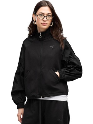 Puma Her Full-Zip Relaxed Kadın Siyah Günlük Stil Ceket 69402301