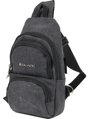 Escape Esc 3530 Yağmura Dayanıklı Kanvas Çapraz Body Bag Siyah