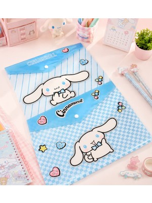 Cg Kids Cinnamoroll Çıtçıtlı Dosya Süper Kalite Ister 1 Adet Ister 2 Adet Alabilirsiniz