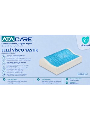 Atacare Jelli Boyun Destek Yastığı 13CM Visko