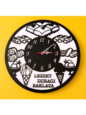 Mrchediyesepeti Duvar Saatleri Kişiye Özel Tasarım Şık ve Kaliteli NO32