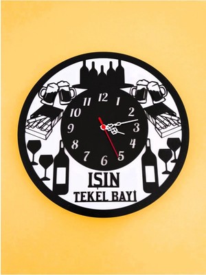 Mrchediyesepeti Duvar Saatleri Kişiye Özel Tasarım Şık ve Kaliteli NO66