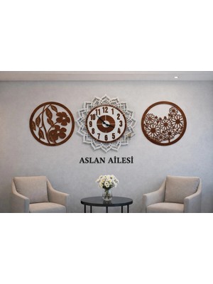 Mrchediyesepeti Duvar Saatleri Kişiye Özel Tasarım Şık ve Kaliteli NO428