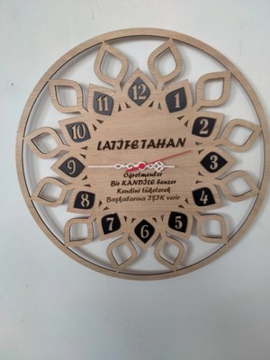 Mrchediyesepeti Duvar Saatleri Kişiye Özel Tasarım Şık ve Kaliteli NO867