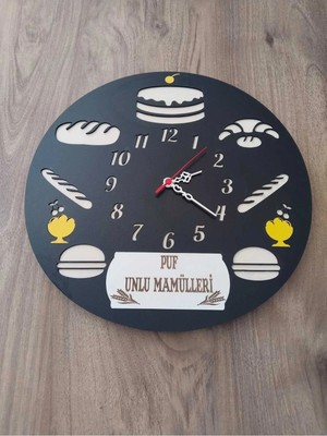Mrchediyesepeti Duvar Saatleri Kişiye Özel Tasarım Şık ve Kaliteli NO550