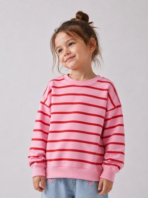 DoaMini Kız Çocuk Iki Iplik Sweatshirt
