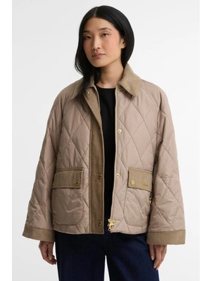 Barbour Kilnwick Kapitone Ceket SN31 Lt Trench/ancient