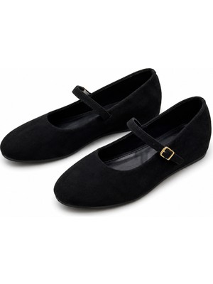 Patron Shoes Kadın Gizli Ökçeli Babet – Tokalı Günlük Şık ve Rahat Ayakkabı