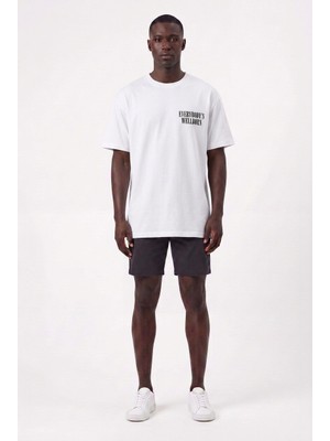 Blow Up Future Gen Günlük Spor Tişört Everbody Beyaz Oversize 141722