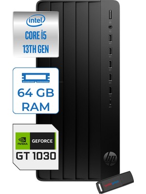 Hp Pro Tower 290 G9 Intel® Core™ I5-13500 64GB 4tb SSD 4GB/GT1030  WIN11HOME Mini Tower Masaüstü Bilgisayar 623Y0ET21H25+ZETTAUSBBELLEK