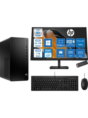 Hp Pro Tower 290 G9 Intel® Core™ I5-13500 24GB 1tb SSD Intel® UHD Graphics 770 WIN11PRO +23.8" 100Hz Mon. Mini Tower Masaüstü Bilgisayar M623Y0ETP08+ZETTAUSBBELLEK