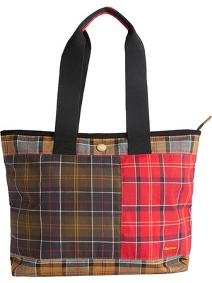 Barbour Mya Patchwork Kol Çantası TN11 Classic Cardinal Dress