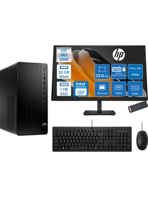 Hp Pro Tower 290 G9 Intel® Core™ I5-13500 32GB 1tb SSD Intel® UHD Graphics 770 Freedos +23.8" 100Hz Mon. Mini Tower Masaüstü Bilgisayar M623Y0ETF13+ZETTAUSBBELLEK
