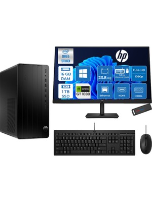 Hp Pro Tower 290 G9 Intel® Core™ I5-13500 16GB 1tb SSD 4GB/GT1030  WIN11HOME +23.8" 100Hz Mon. Mini Tower Masaüstü Bilgisayar M623Y0ET21H03+ZETTAUSBBELLEK