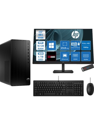 Hp Pro Tower 290 G9 Intel® Core™ I5-13500 16GB 4tb SSD 4GB/RX550 WIN11PRO +23.8" 100Hz Mon. Mini Tower Masaüstü Bilgisayar M623Y0ET27P05+ZETTAUSBBELLEK