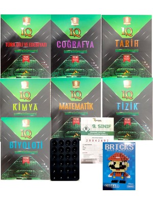 Paraf Yayınları Iq Soru Kütüphanesi 9.sınıf 7'li Set-Deneme+Vantuz+Lego Hediye-