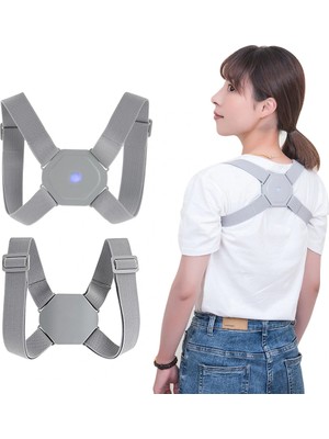 Meks Unisex Titreşim Sensörlü Kamburluk Önleyici Dik Duruş  Ayarlanabilir Akıllı Korse