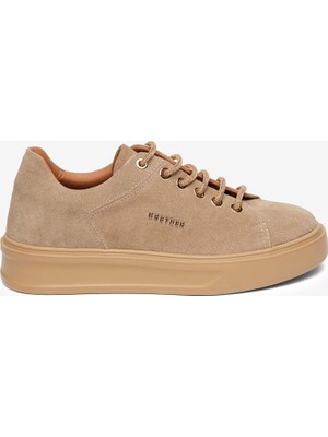 Greyder Kadın Vizon Hakiki Deri Sneaker Ayakkabı 6K2UA35320