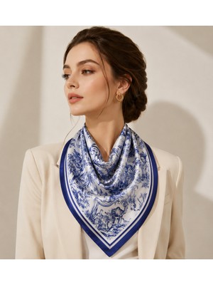 AvantajAl Blue Animal Toile Desen Fualr
