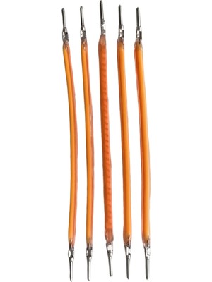 3V 60MM LED Amber Sarı Esnek Filament Retro Tungsten LED 5 Adet