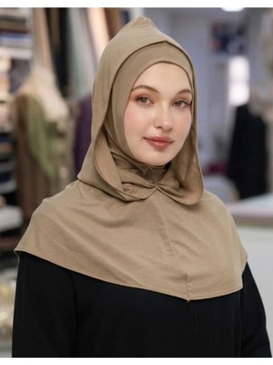 Samara Scarf Kapüşonlu Hijab Sandy