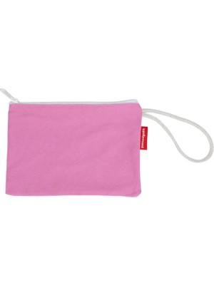Baghashtag Pembe Clutch Bez Çanta