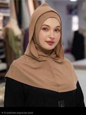 Samara Scarf Kapüşonlu Hijab Sandy