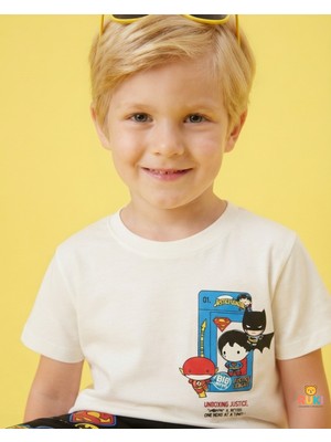 Ruki Çocuk Erkek Çocuk Batman Superman T-Shirt Şort Takım