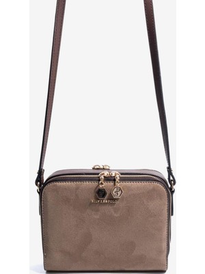 Silver Polo    SP888-M12 Sılver Polo Kadın Çapraz Çanta Vizon - Kahve