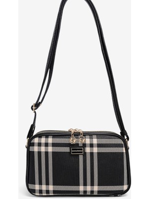 Silver Polo    SP899-M212 Sılver Polo Kadın Çapraz Çanta Siyah - Siyah