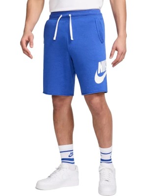 Nike Sportswear Clup Futura Alumni Bol Kesim Erkek Mavi Spor Şort