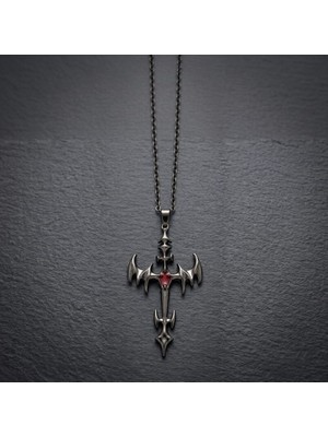 Dükkan Design Tribal Gotik Haç Kolye