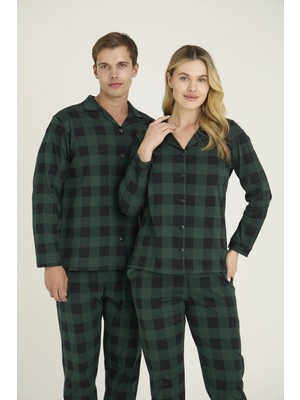 ALFA AKSESUAR 03 Kocabey 9209-K Kadın Apaj Yaka Pijama Takım