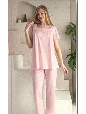 ALFA AKSESUAR 03 Limissi Kadın Kısa Kollu Pijama Takım 23403