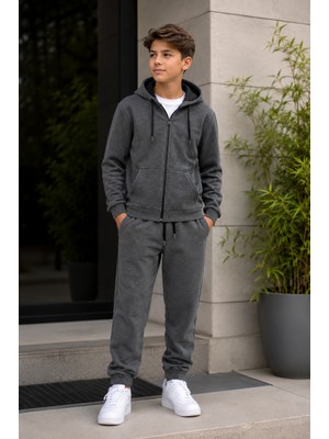 Beniizle Kapüşonlu Unisex Çocuk Eşofman Takımı