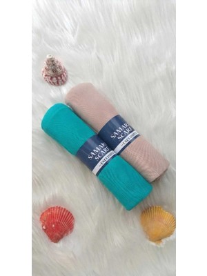 Samara Scarf 2 Adet Luxury Penye Şal - Kadın Tesettür Jersey Hijab Lycra Shawl